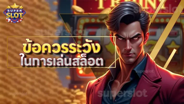 ข้อควรระวัง ในการเล่นสล็อต