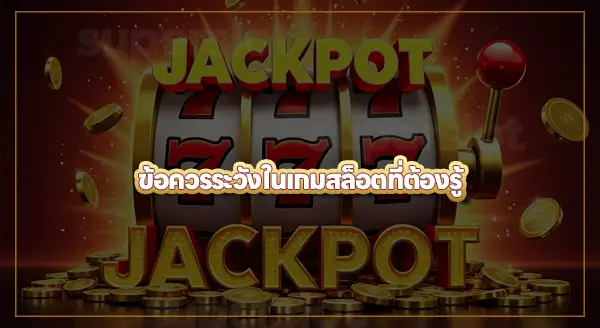 ข้อควรระวัง ในการเล่นสล็อต