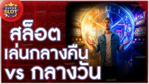 สล็อตเล่นกลางคืน vs กลางวัน