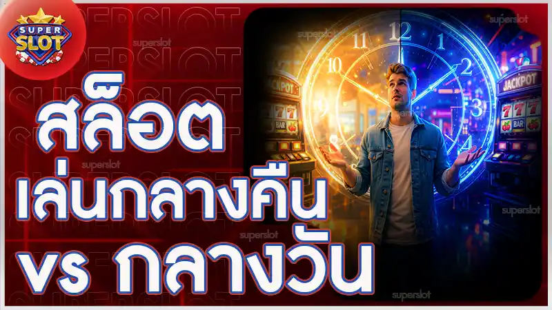 สล็อตเล่นกลางคืน vs กลางวัน