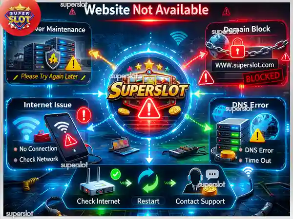 superslot ทำไมถึงเข้าไม่ได้