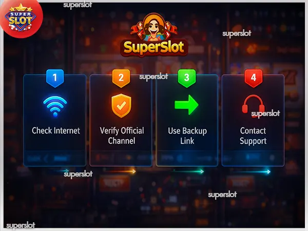 superslot ลิ้งก์เสีย ทำยังไง