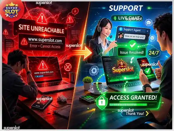 superslot เข้าไม่ได้ ทำยังไง